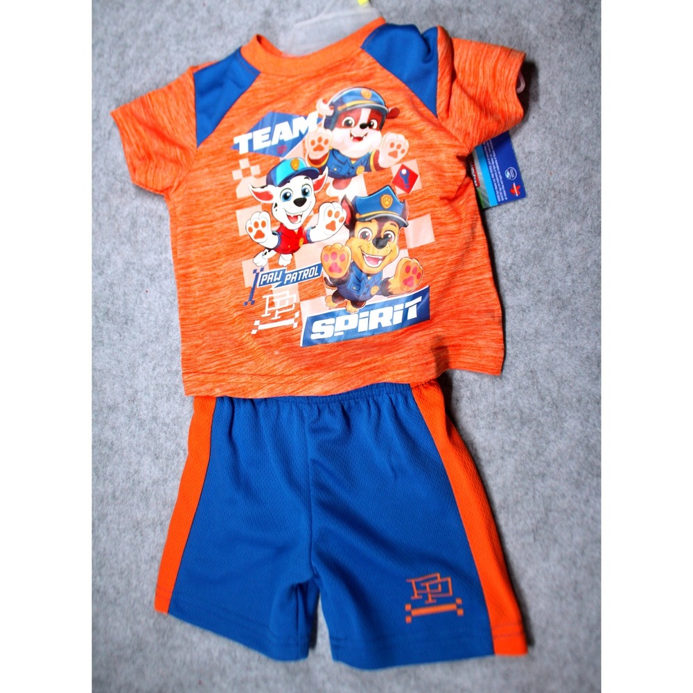 Boys Nickelodeon Paw Patrol boys 2 pc shorts and t-shirt outfit size 12 Months